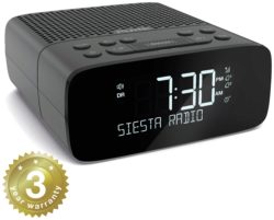 Pure Siesta S2 DAB+/FM Bedside Alarm Clock - Graphite.